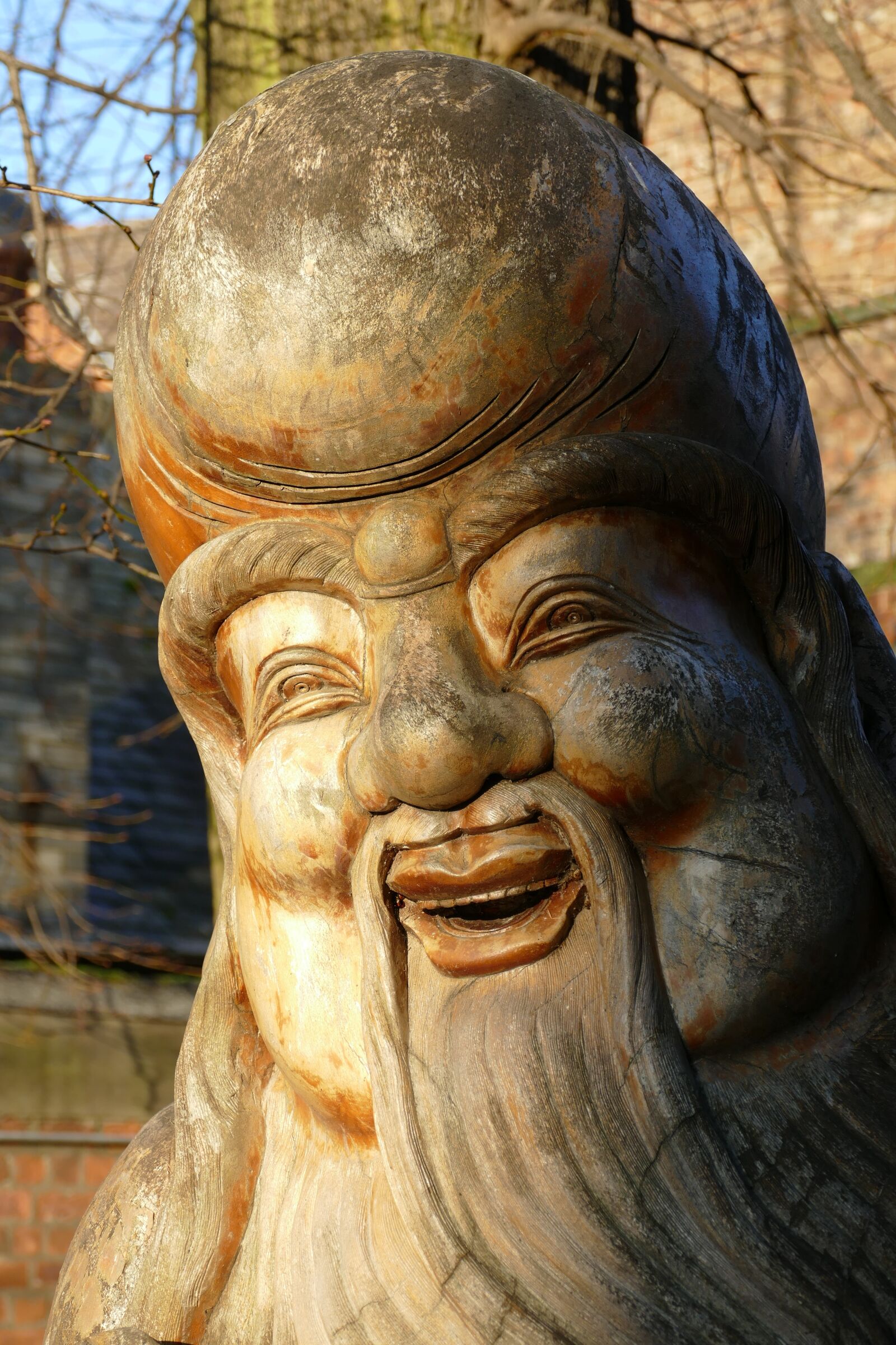 Panasonic Lumix DMC-FZ1000 sample photo. Image, statue, wood photography