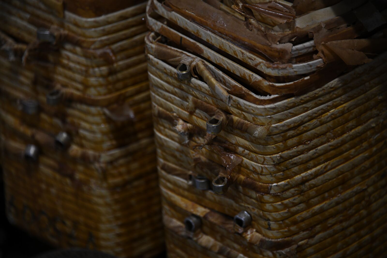 Nikon D850 sample photo. Texture, bands, wiring photography