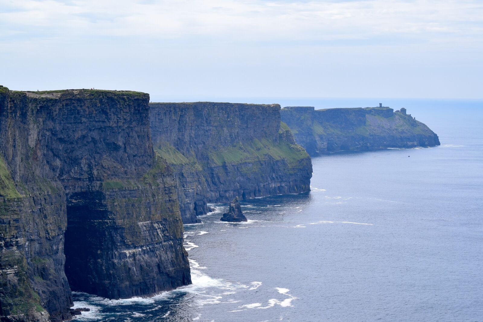 Nikon D3300 sample photo. Cliff, sea, dramatic photography