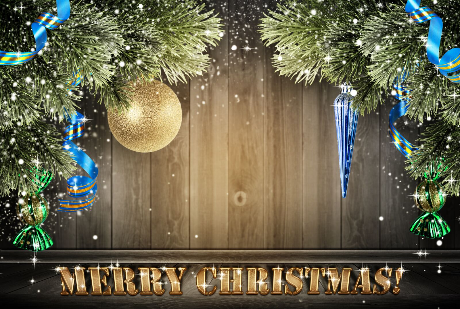 Nikon D5000 sample photo. Christmas, new year, postcard photography