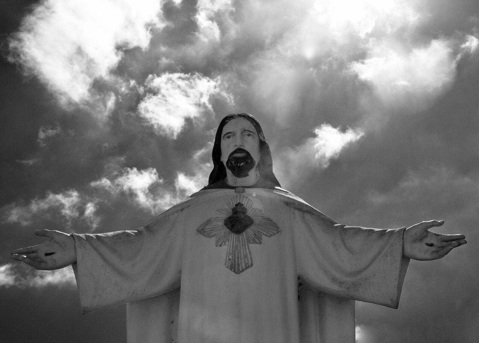Nikon D5200 sample photo. Statue, jesus christ, open photography
