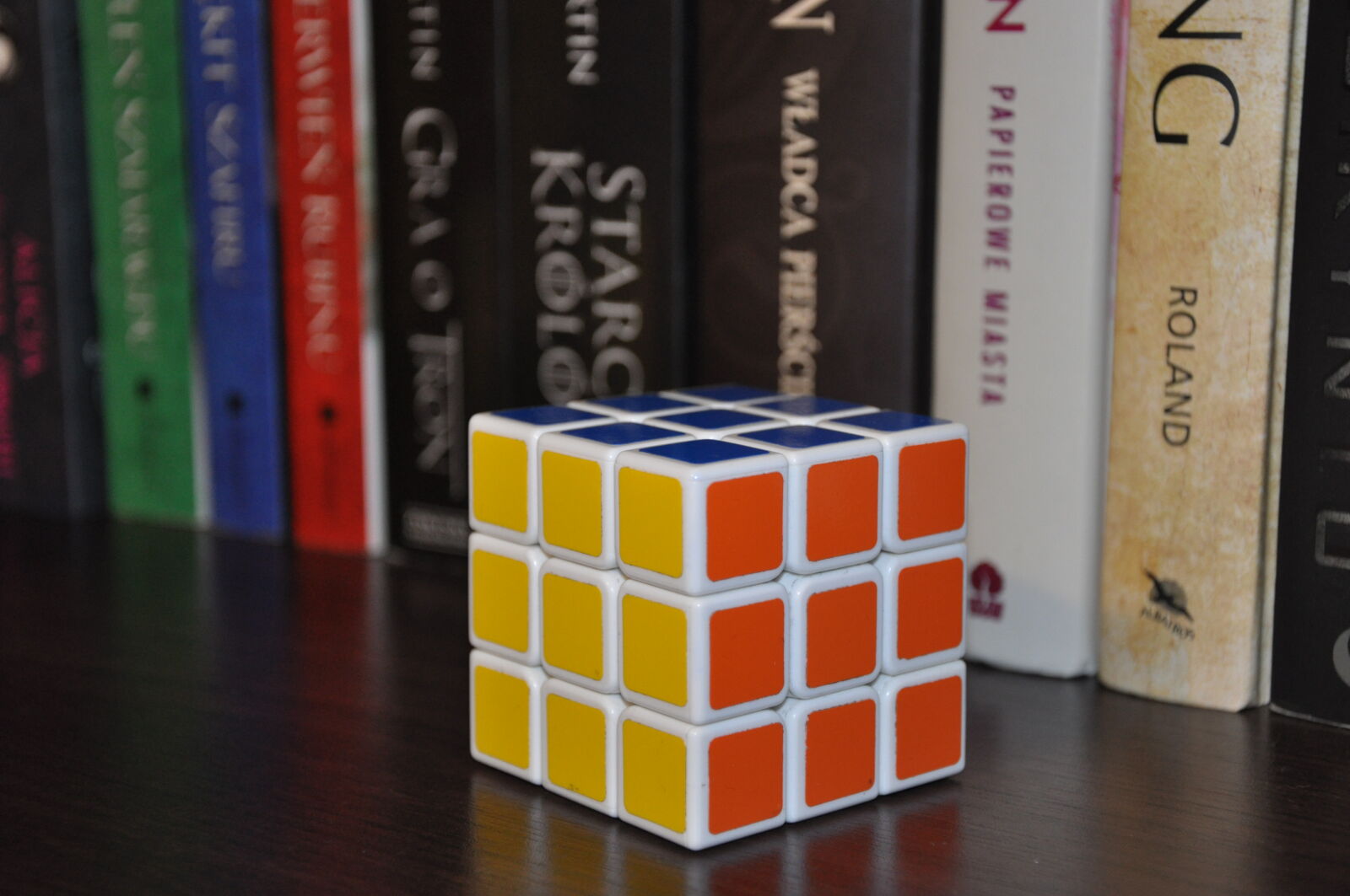 Nikon D90 sample photo. Book, cube, 3x3x3 photography