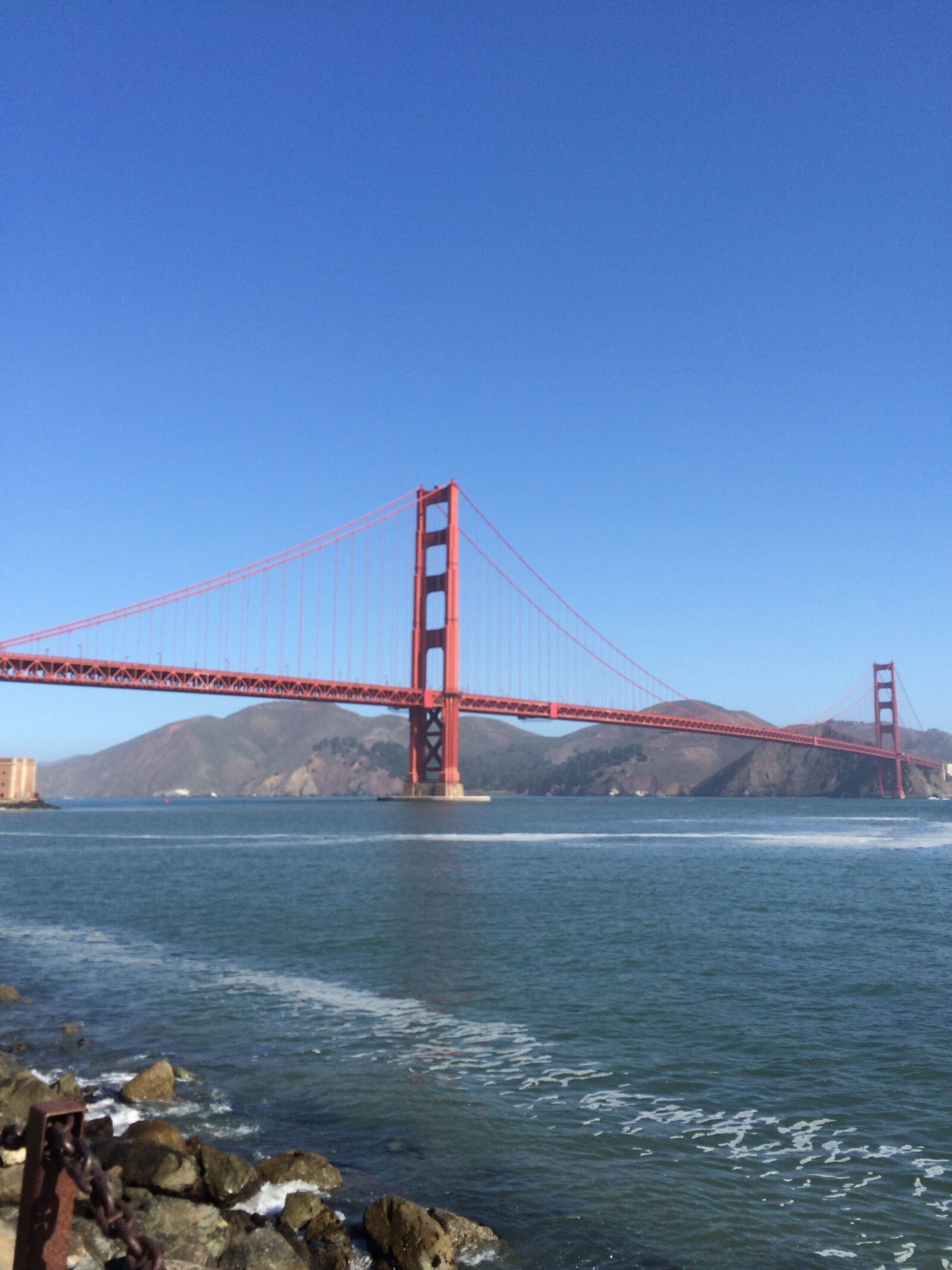 iPhone 5s back camera 4.15mm f/2.2 sample photo. Golden gate bridge, san photography