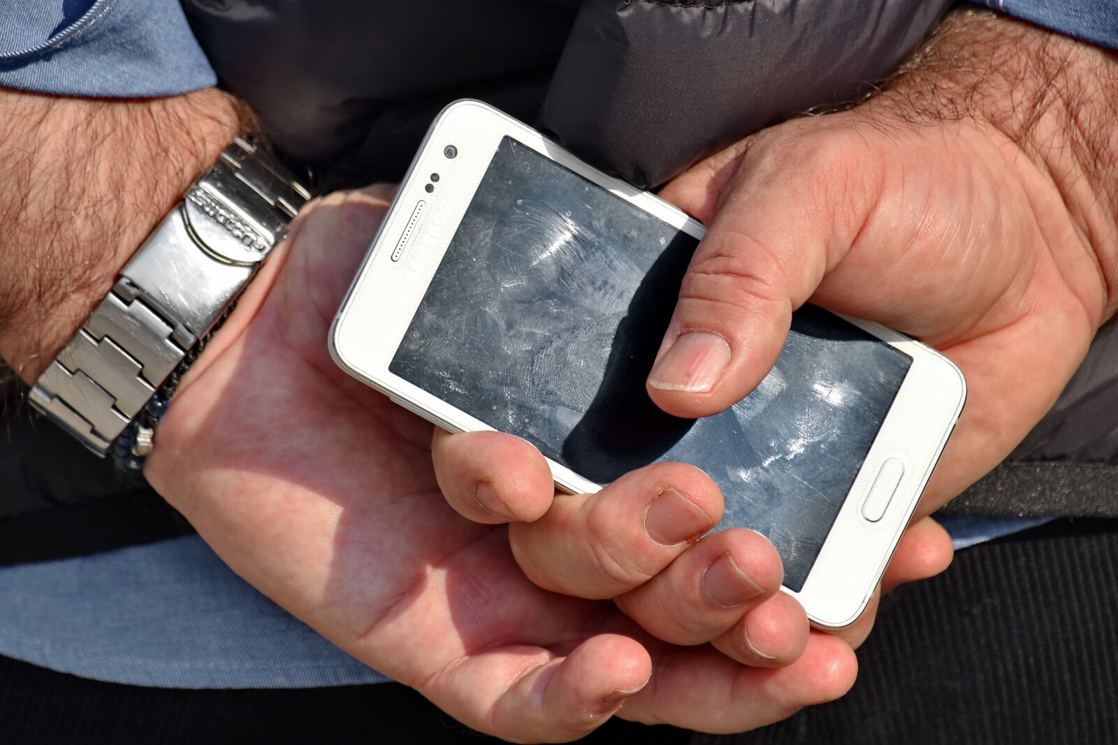 Nikon D5500 sample photo. Detail, finger, fingerprint, hands photography