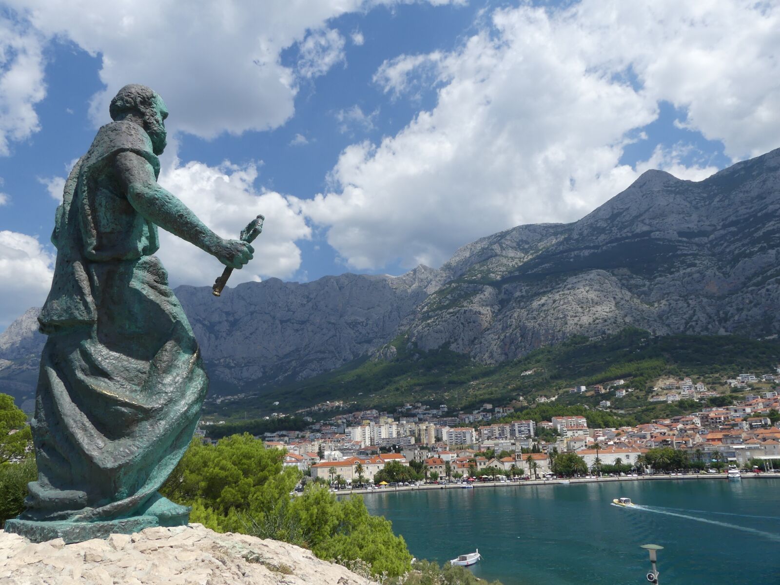 Panasonic Lumix DMC-FZ300 sample photo. Makarska, croatia, mountains photography
