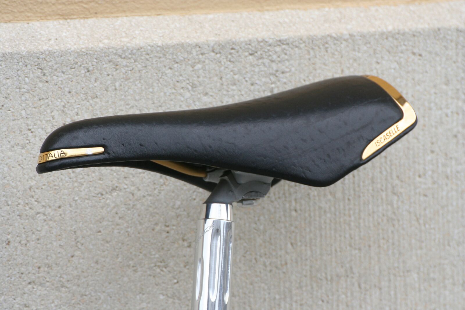 Canon EOS 350D (EOS Digital Rebel XT / EOS Kiss Digital N) sample photo. Bike, saddle, gold photography