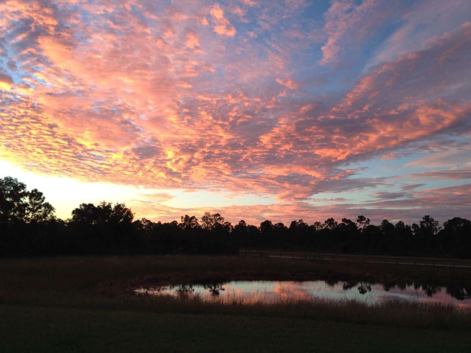 iPhone 4S back camera 4.28mm f/2.4 sample photo. Sunset, florida, sky photography