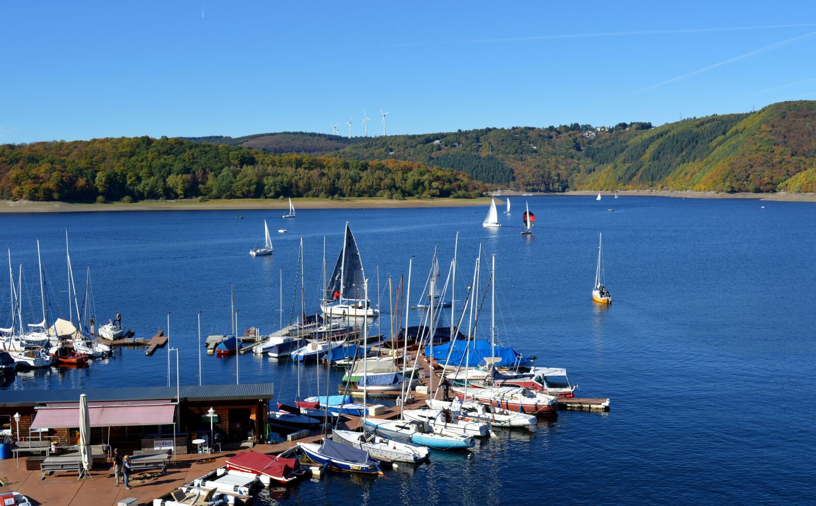 Nikon D3200 sample photo. Rurtalsperre, schwammenauel, eifel photography