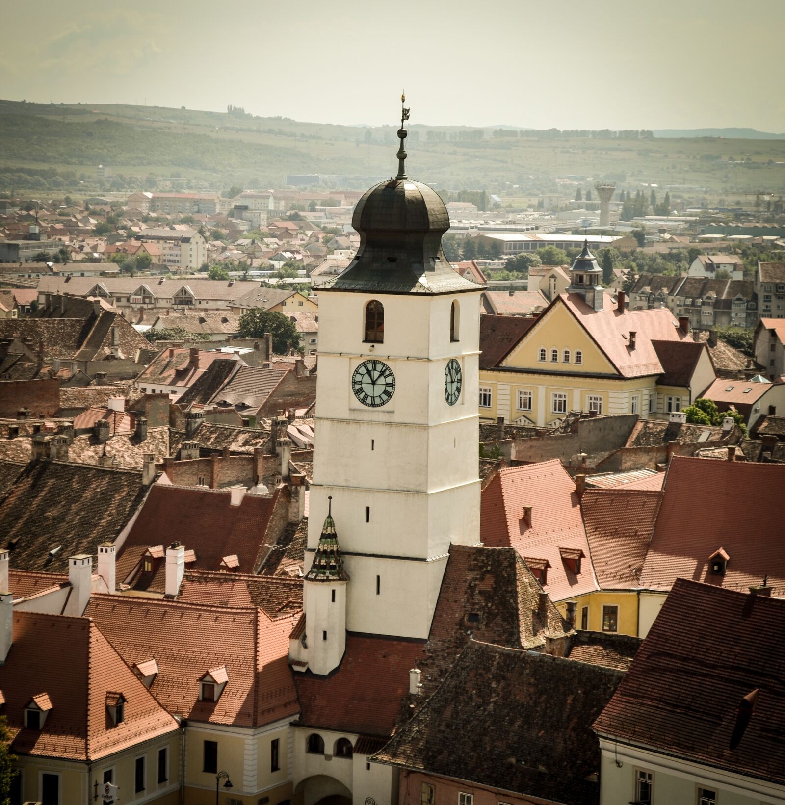 Nikon D3100 sample photo. Tower, council, sibiu photography