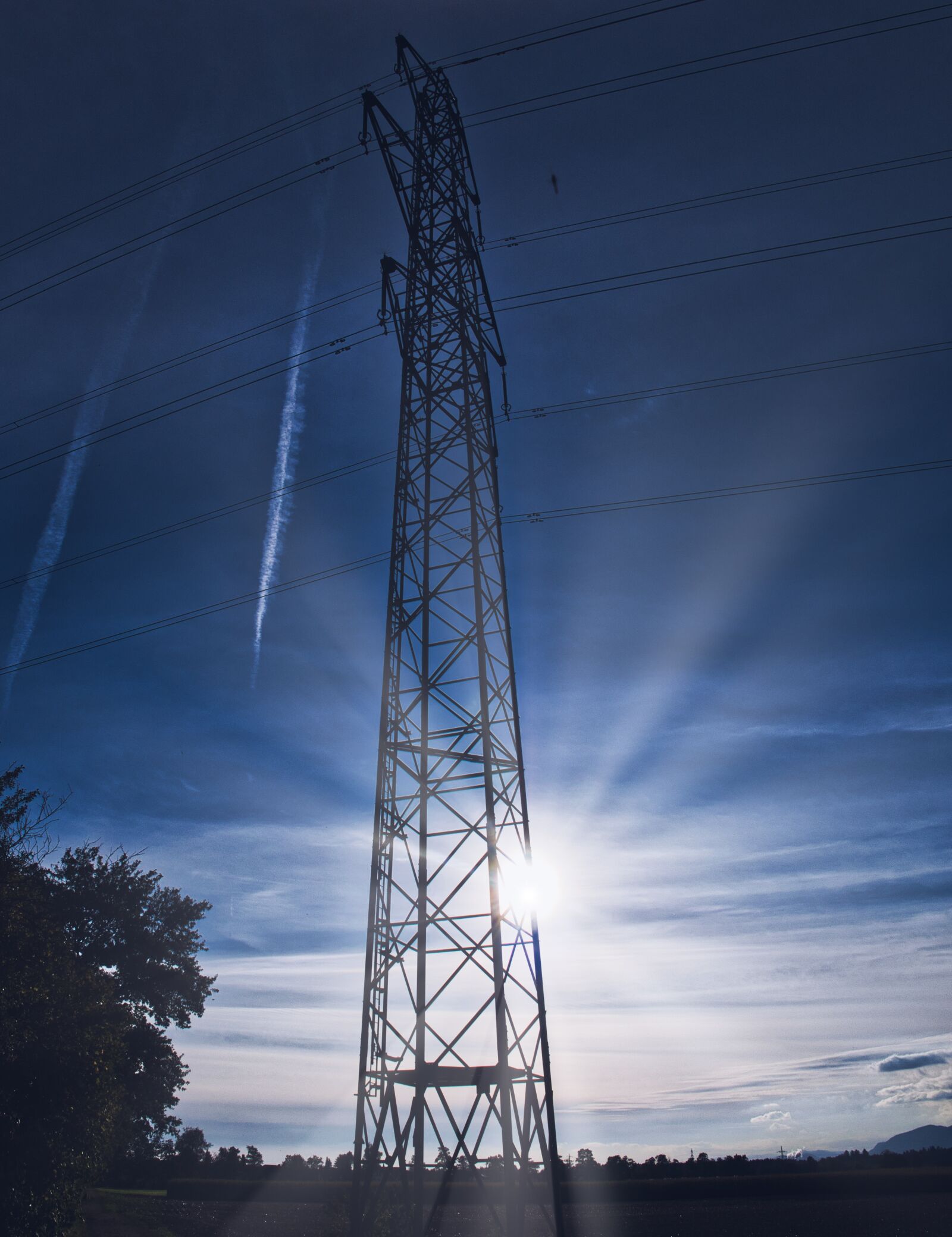 Panasonic Lumix DMC-GX8 sample photo. Energy, sun, mast photography