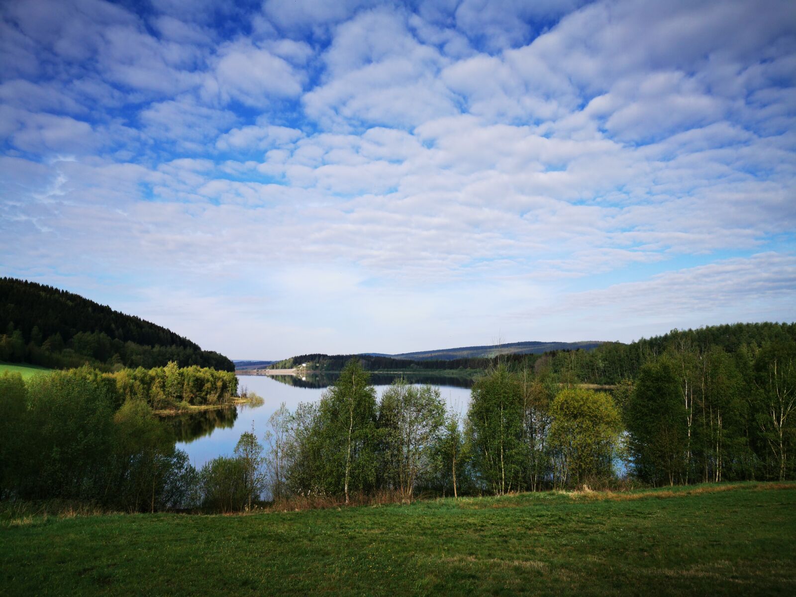 HUAWEI P30 Pro sample photo. Dam, rauschenbach, neuwernsdorf photography