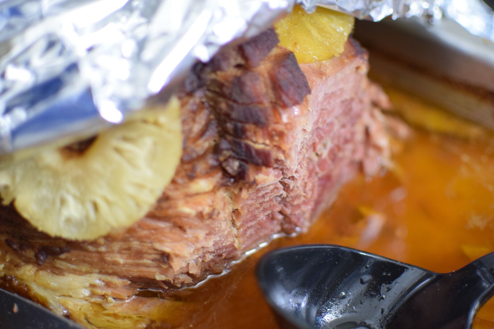 Nikon D3300 sample photo. Ham, christmas, food photography