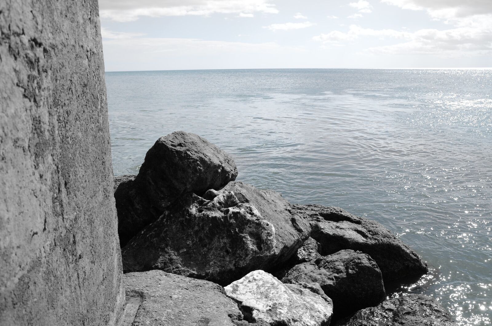 Nikon D5100 sample photo. Sea, loneliness, calm photography
