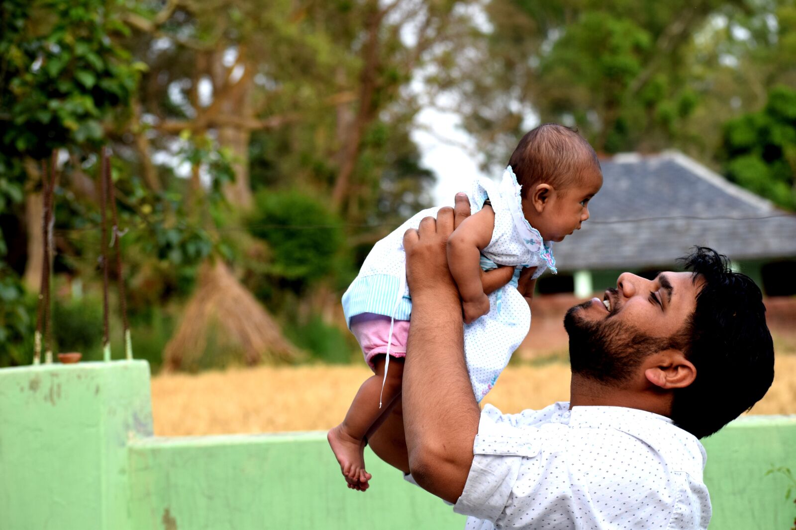 Nikon D3300 sample photo. Father, child, love photography