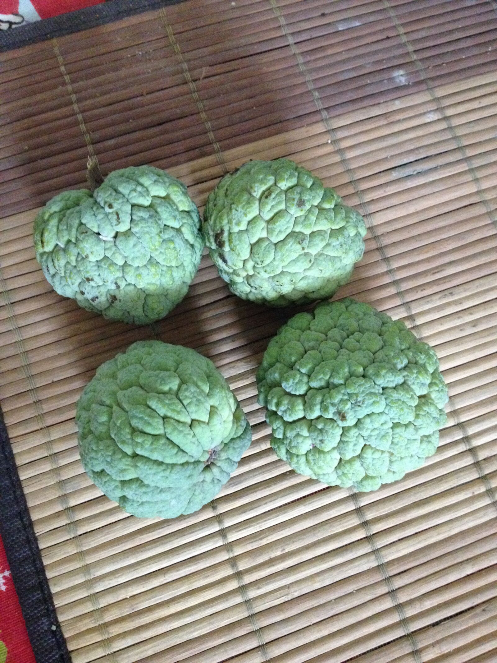 iPhone 4S back camera 4.28mm f/2.4 sample photo. Custard apple, fruit, organic photography