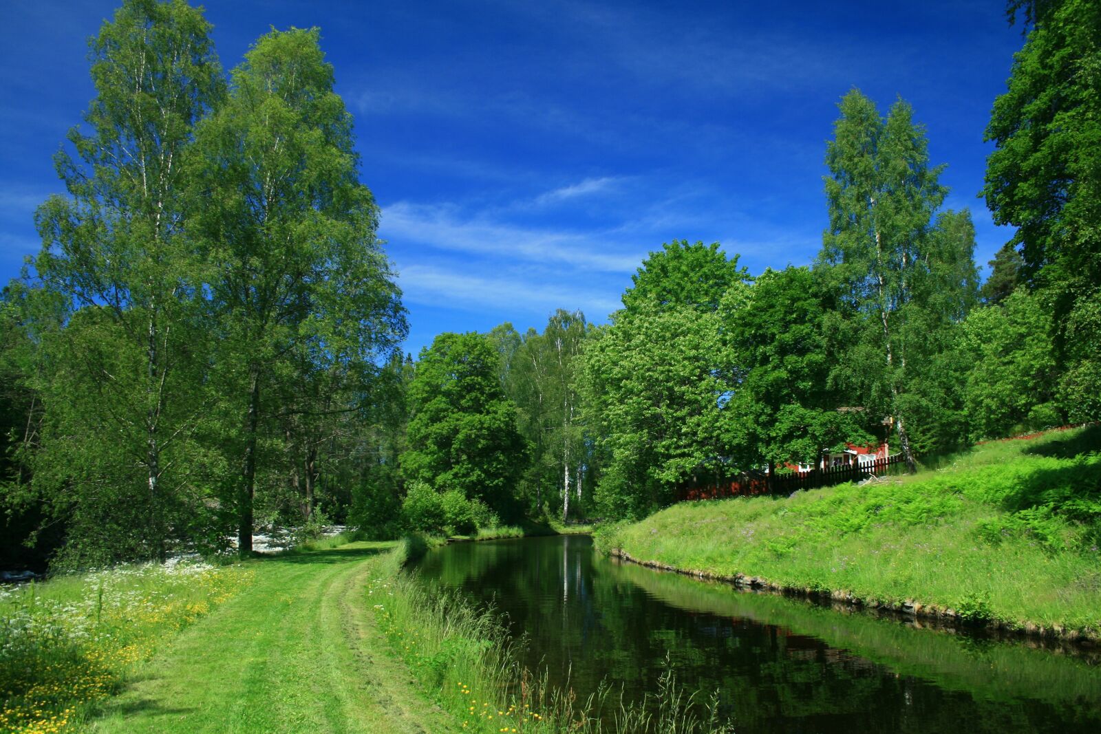 Canon EOS 400D (EOS Digital Rebel XTi / EOS Kiss Digital X) sample photo. Landscape, summer, sweden photography