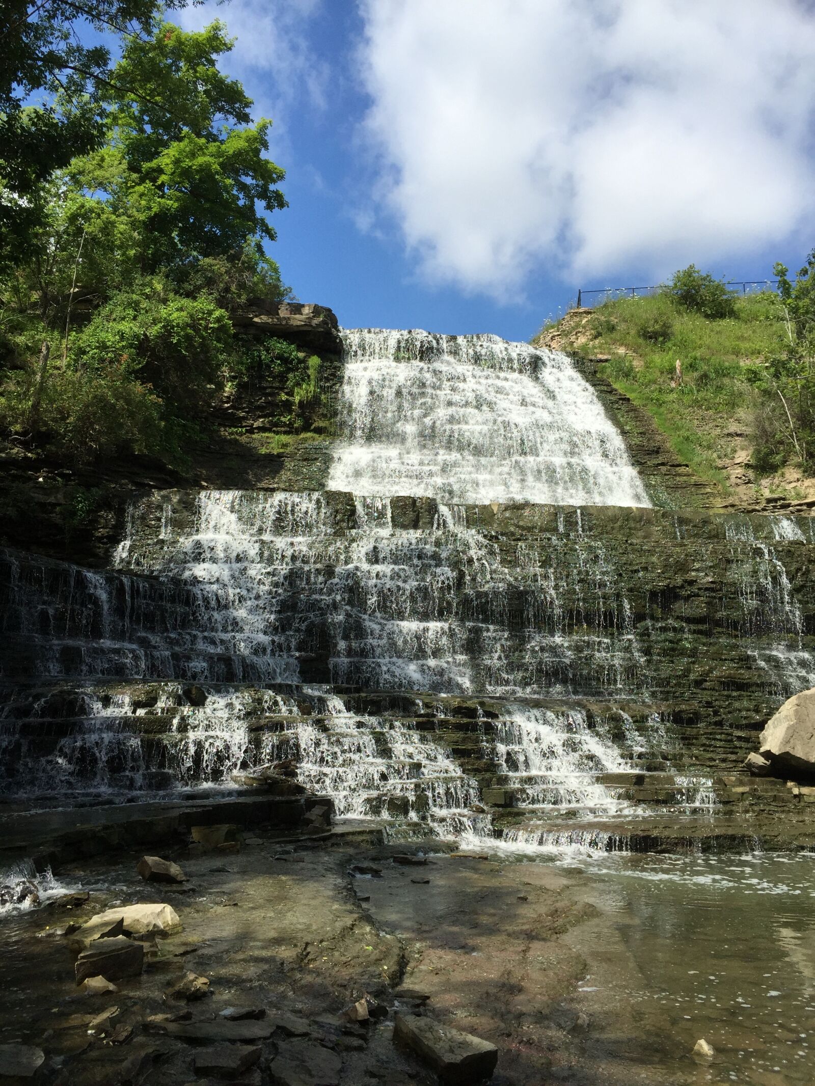 iPhone 6 Plus back camera 4.15mm f/2.2 sample photo. Canada, ontario, albion falls photography