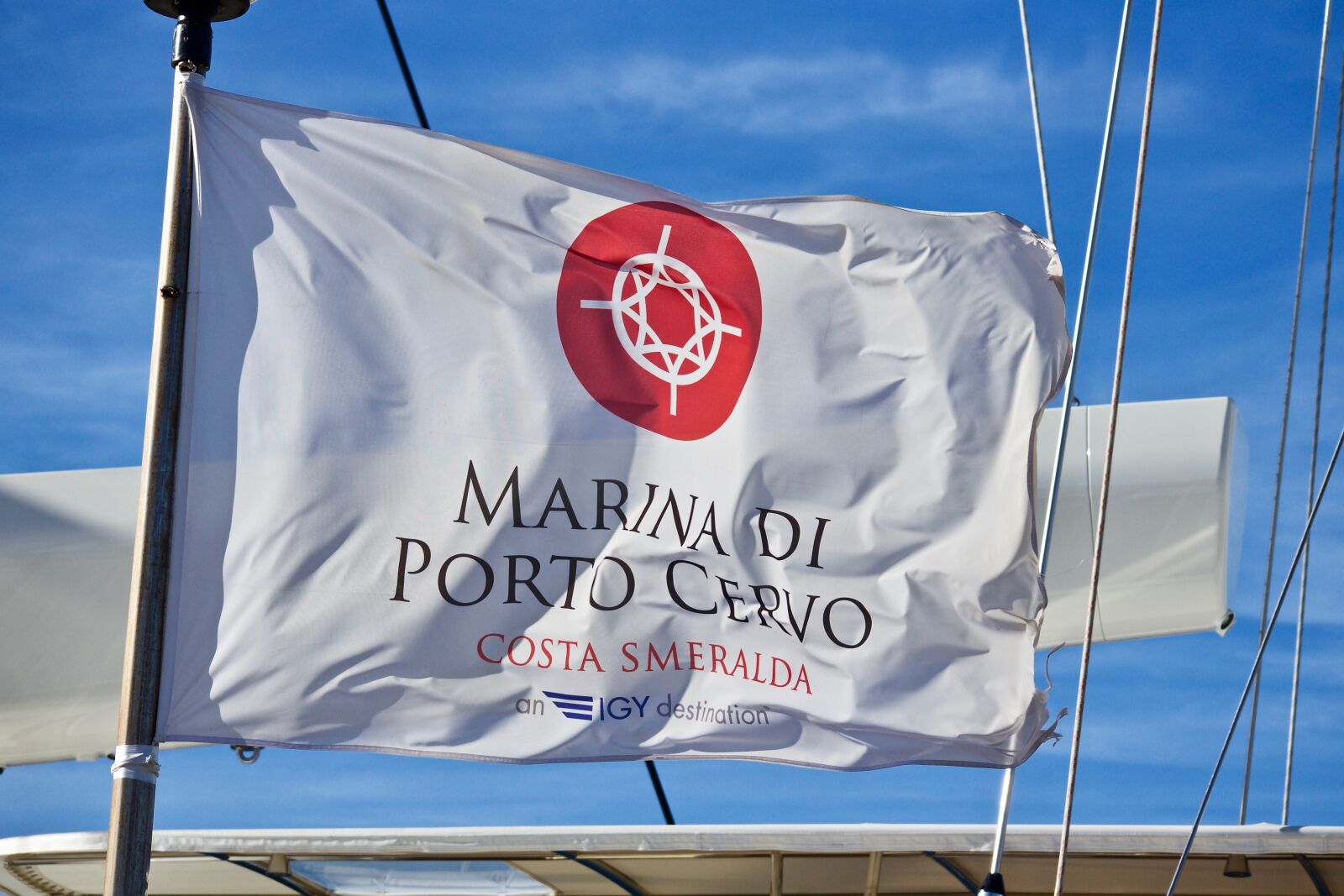 Canon EOS M sample photo. Flag, nautica, sardinia photography