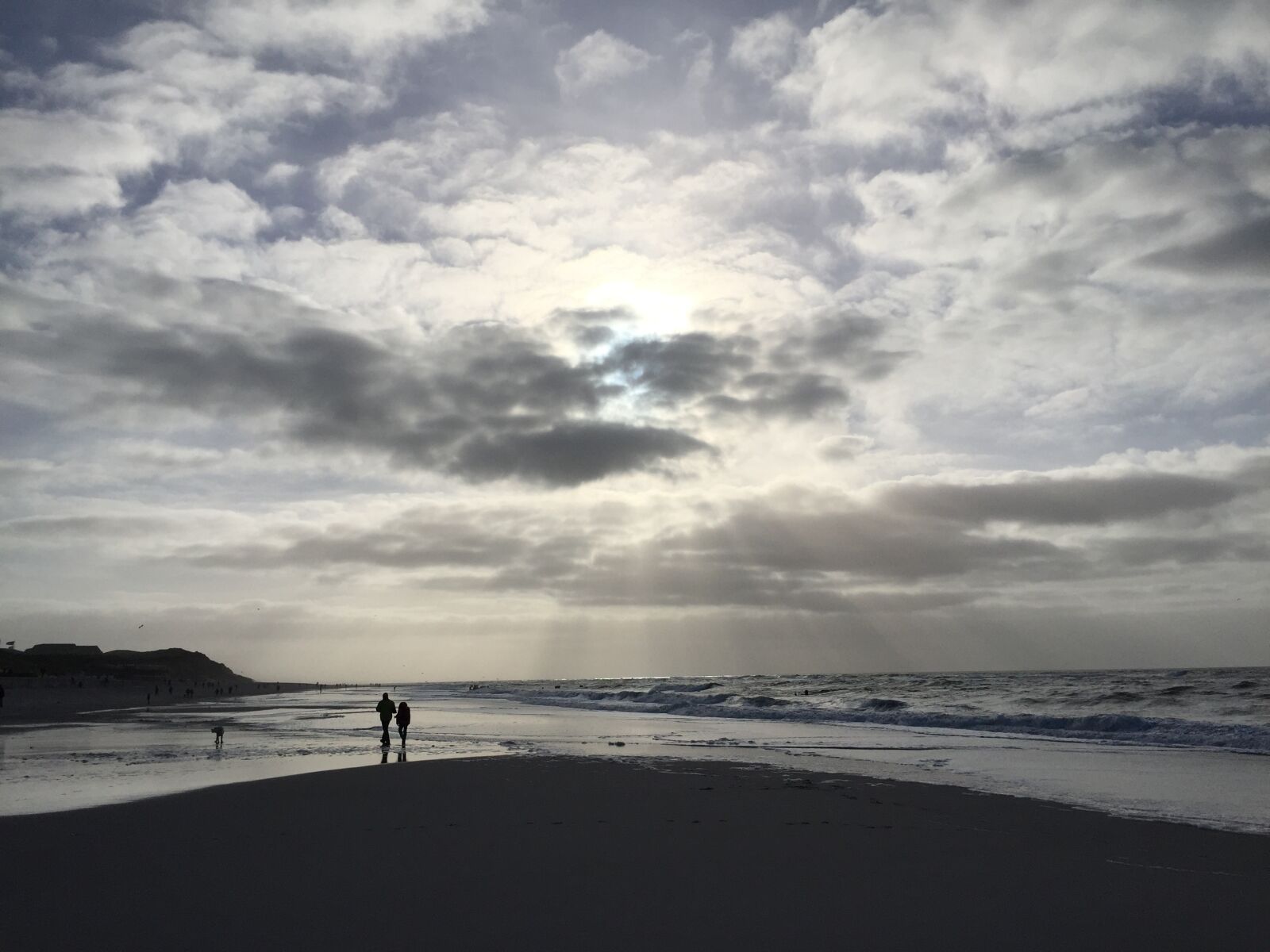 Apple iPhone 6 sample photo. Sylt, backlighting, winter photography