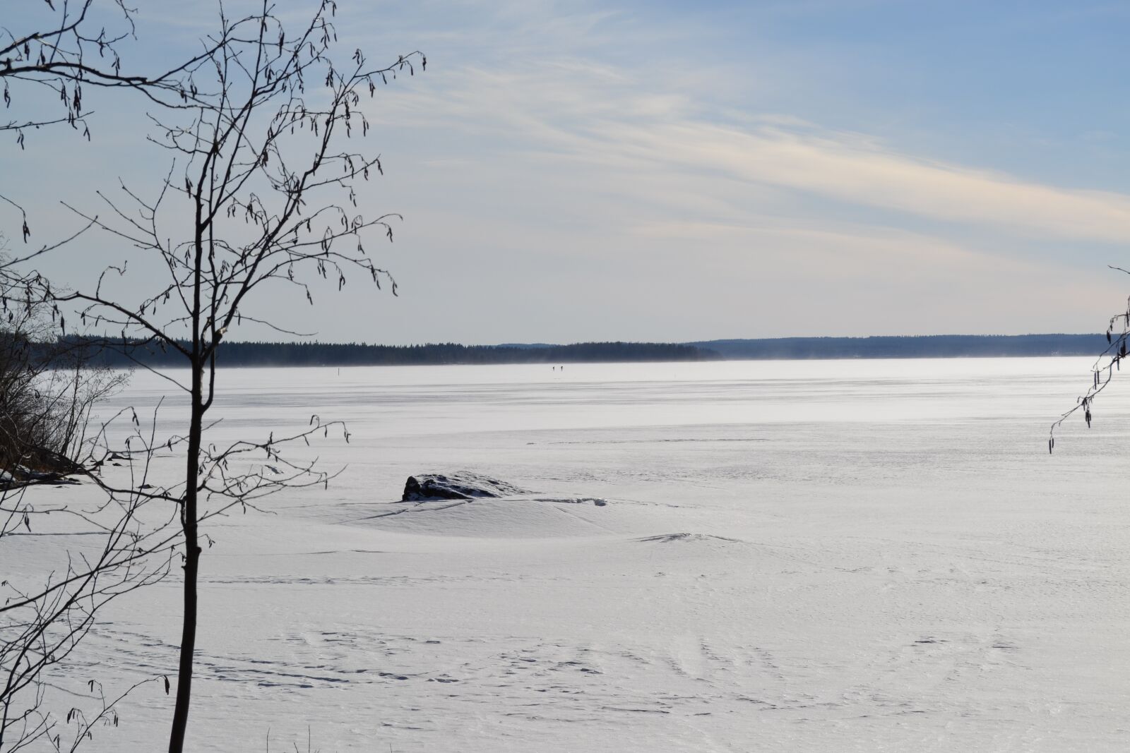 Nikon D3100 sample photo. In oulu lake, wind photography