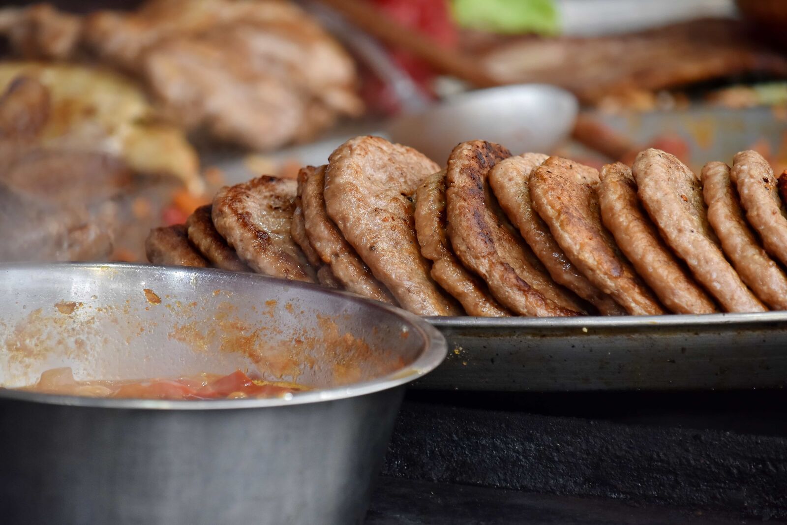 Nikon D5500 sample photo. Barbecue, cooking, fast food photography