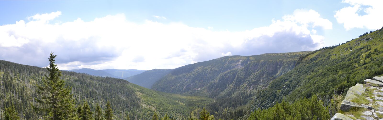 Nikon D3100 sample photo. The giant mountains, panorama photography