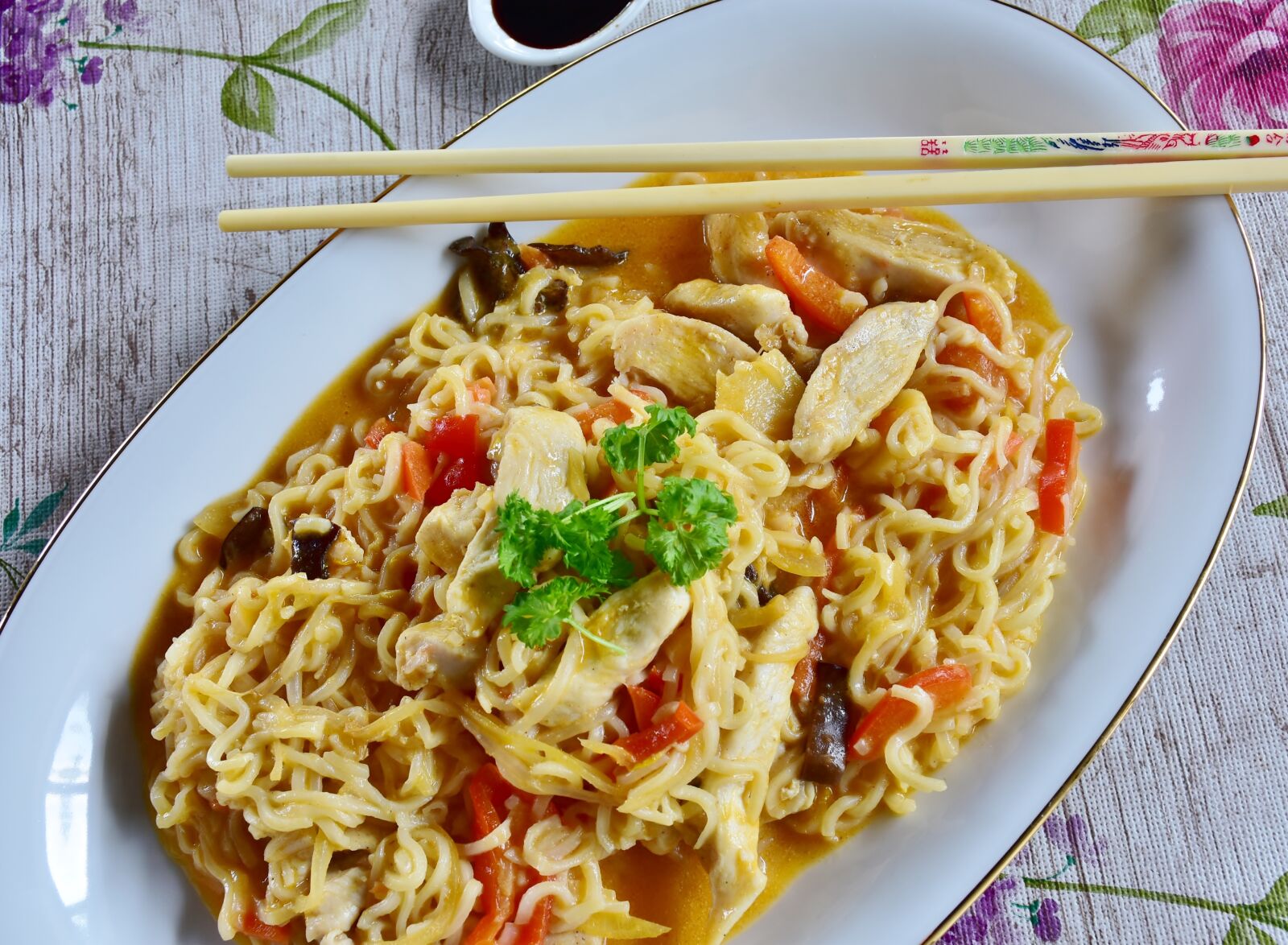 Nikon D7200 sample photo. Noodles, asia, vegetables photography
