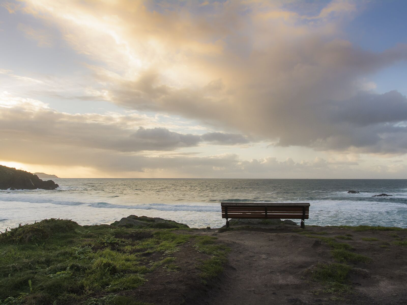 Nikon D7100 sample photo. Sea, bank, sunset sun photography
