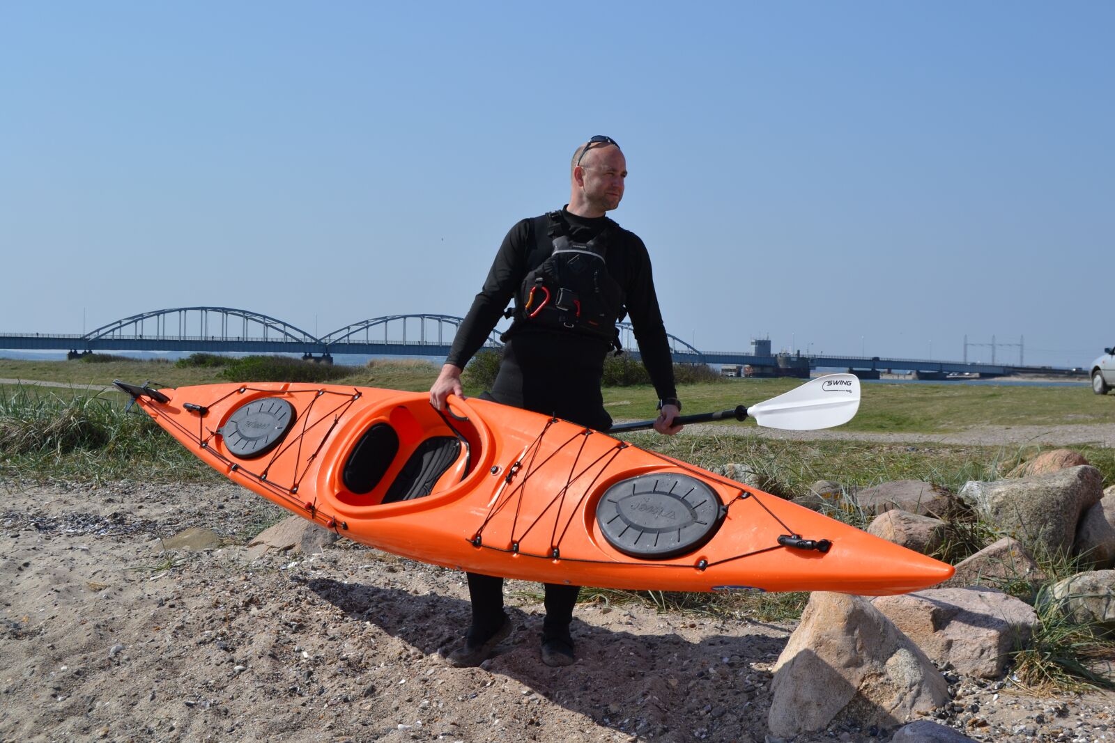 Nikon D3100 sample photo. Kayak, summer, natural photography
