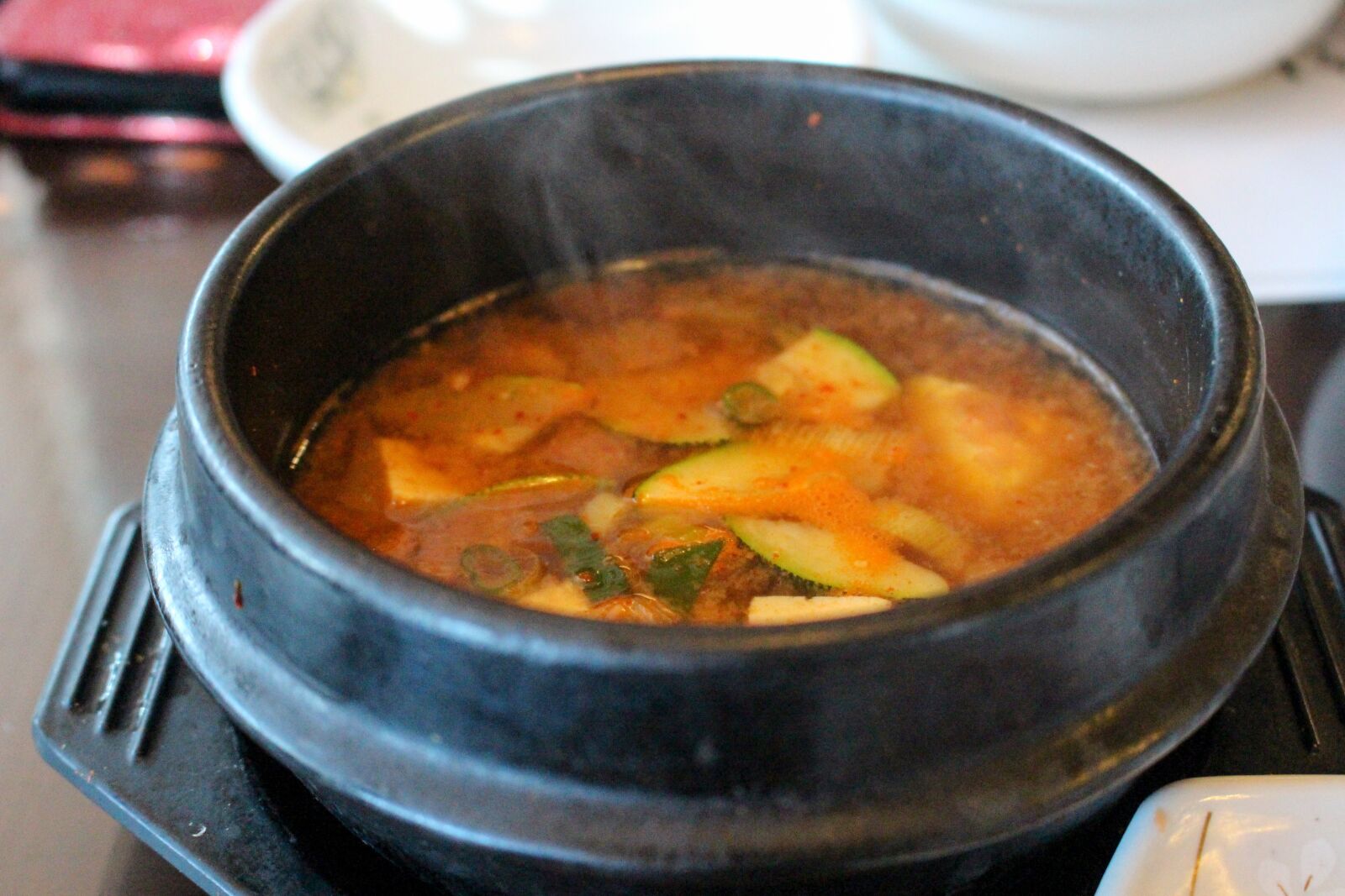 Canon EOS 100D (EOS Rebel SL1 / EOS Kiss X7) sample photo. Miso soup, korean, food photography