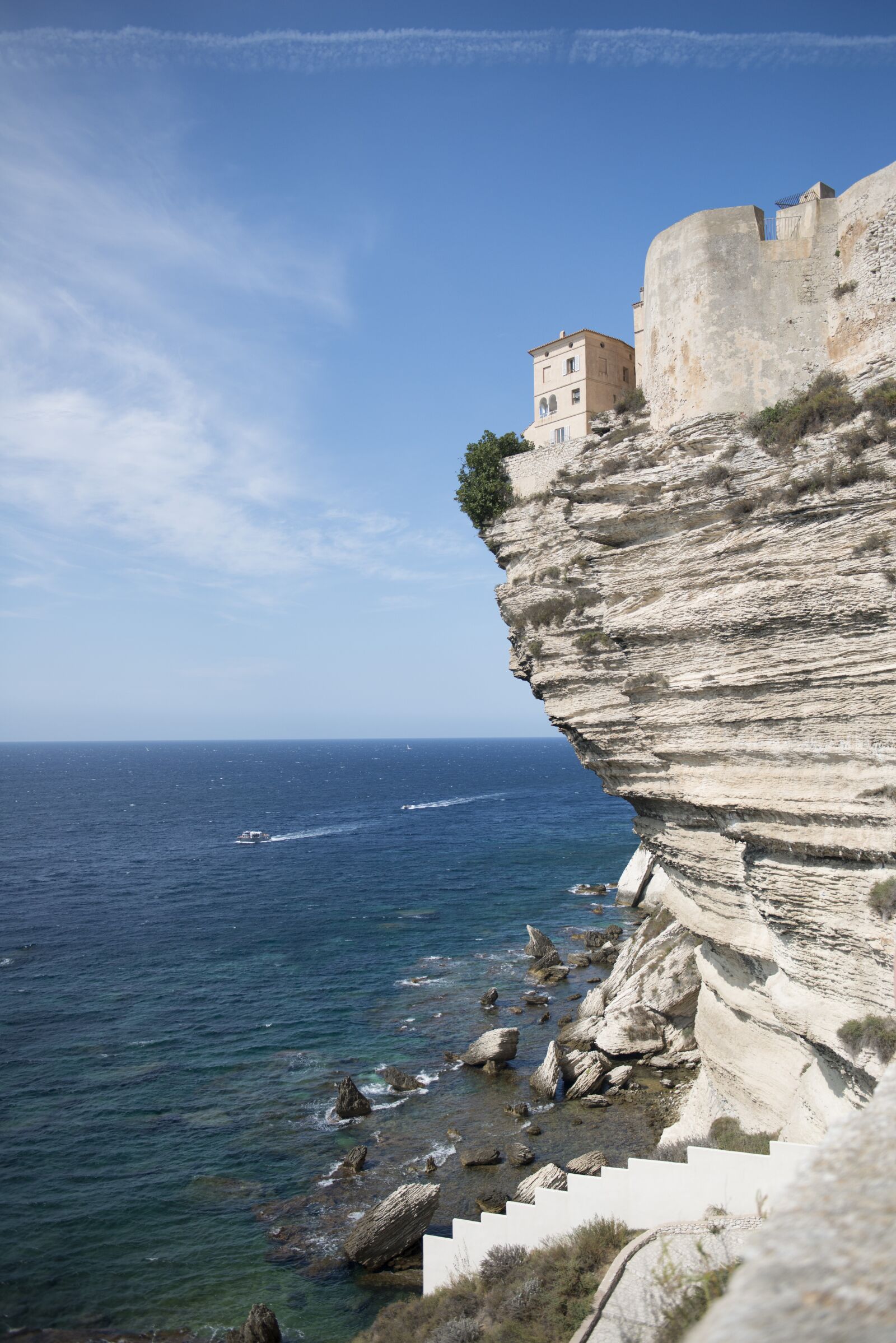 Nikon D800 sample photo. Bonifacio, corsican, cliffs photography