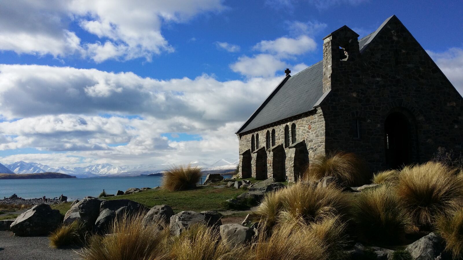 Samsung Galaxy S4 sample photo. Church, lake, new, zealand photography