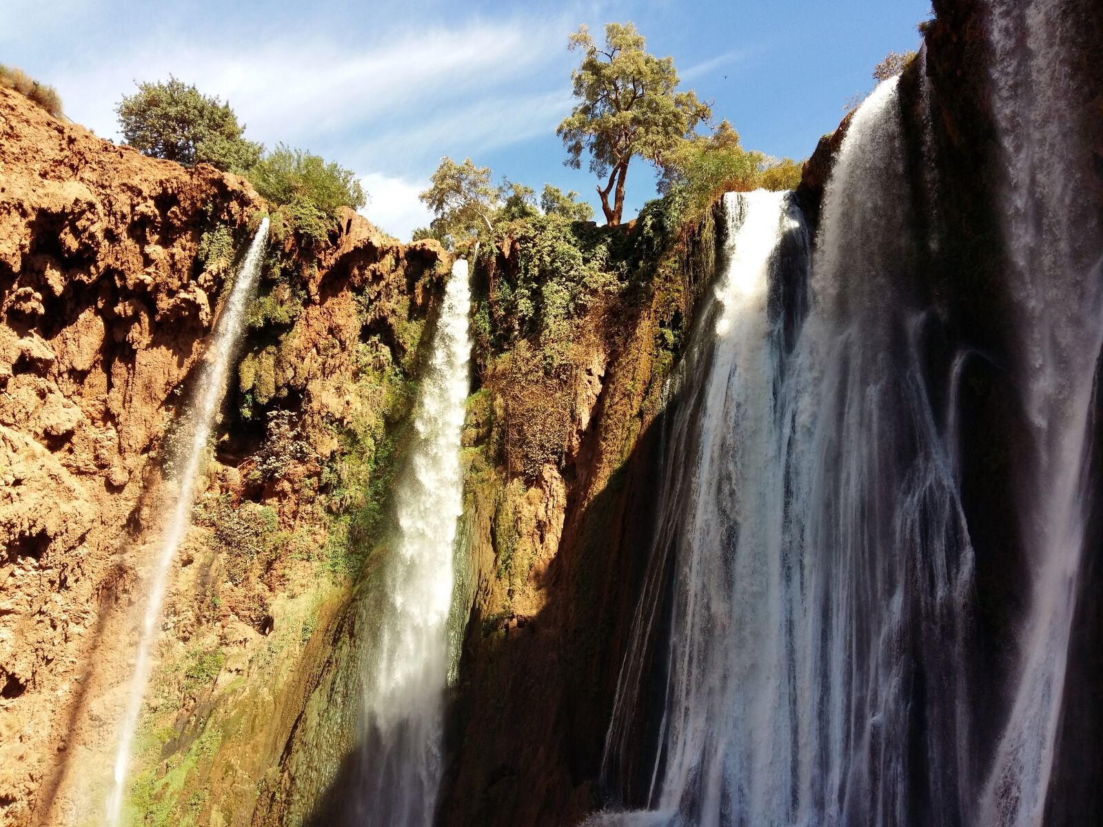 Samsung Galaxy A5 sample photo. Waterfalls ouzoud, morocco, tanaghmeilt photography