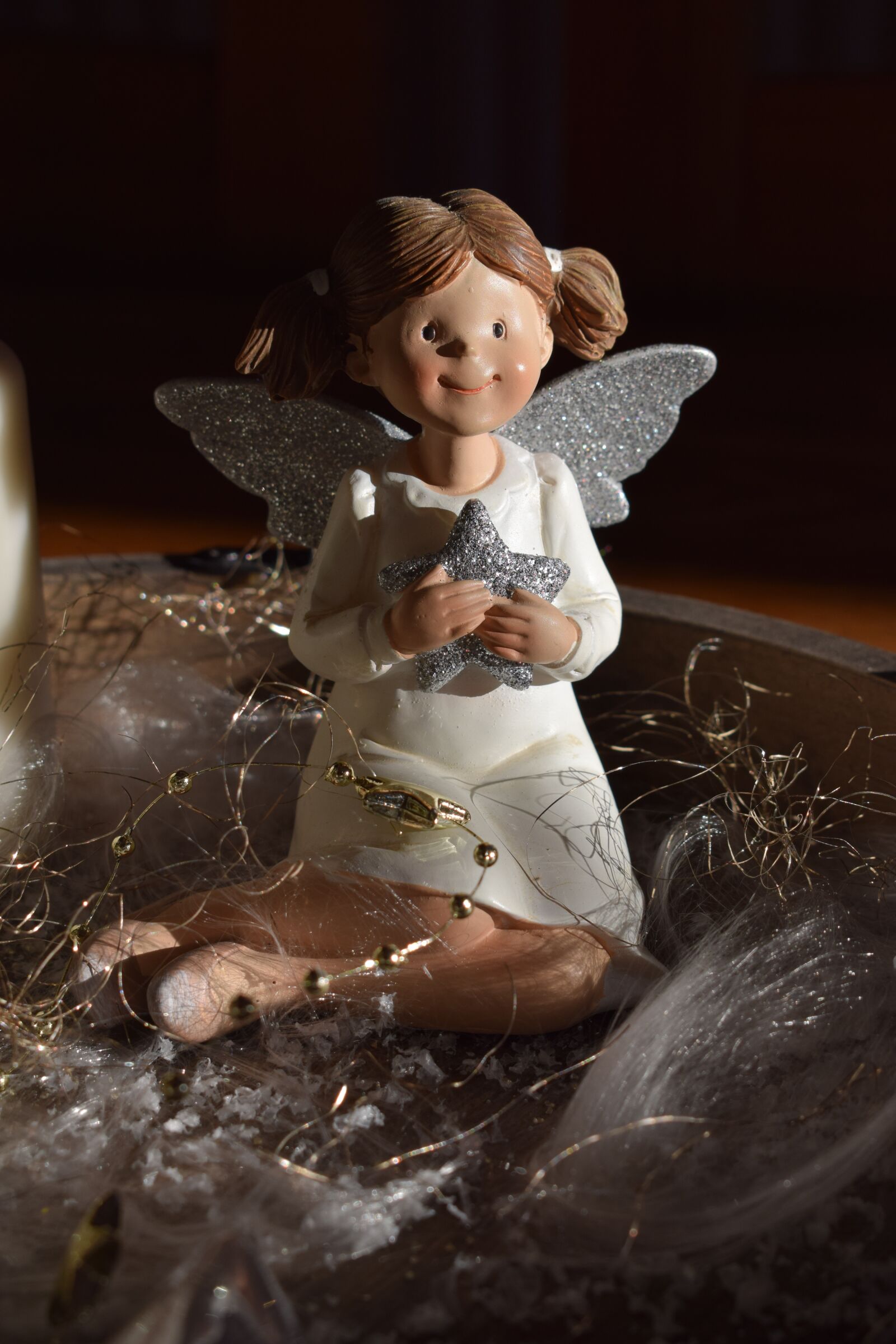 Nikon D3300 sample photo. Angel, christmas, figure photography