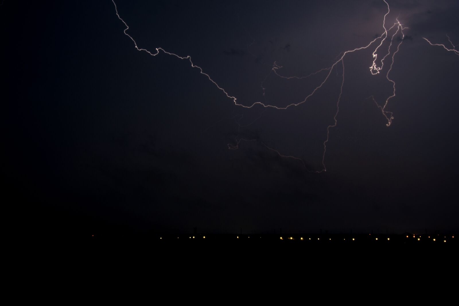 Nikon D5300 sample photo. Lightning, thunder, night photography