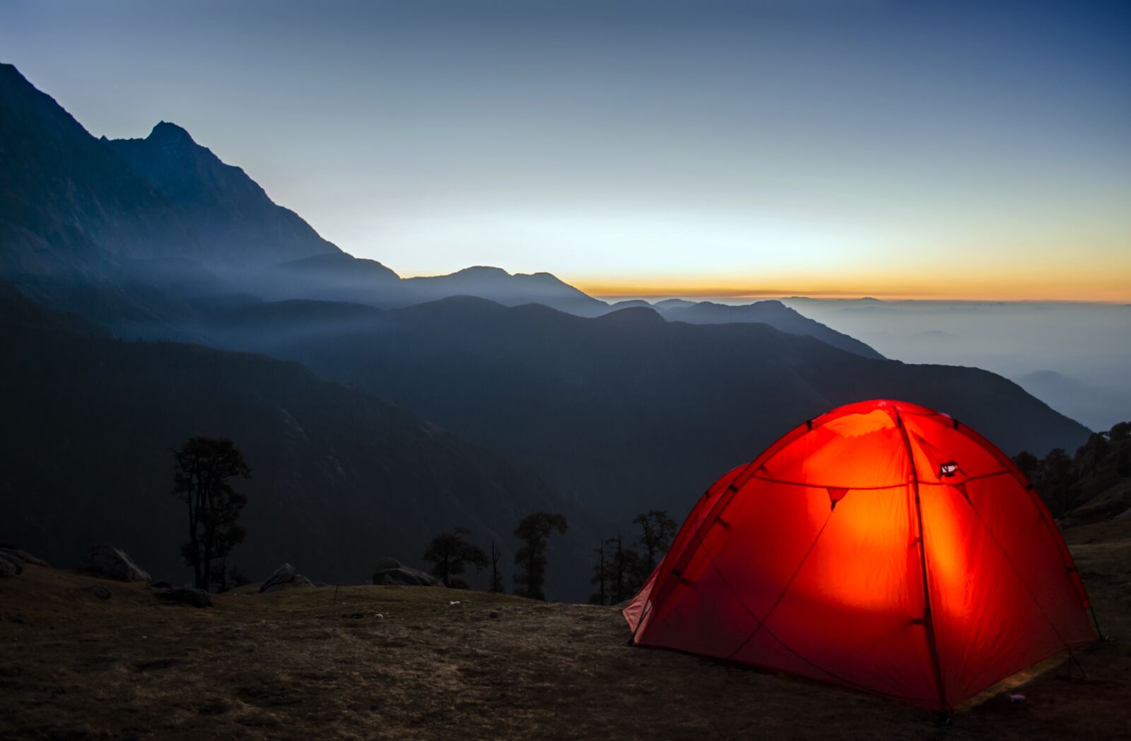 Nikon D5100 sample photo. Camping, travel, sunrise photography