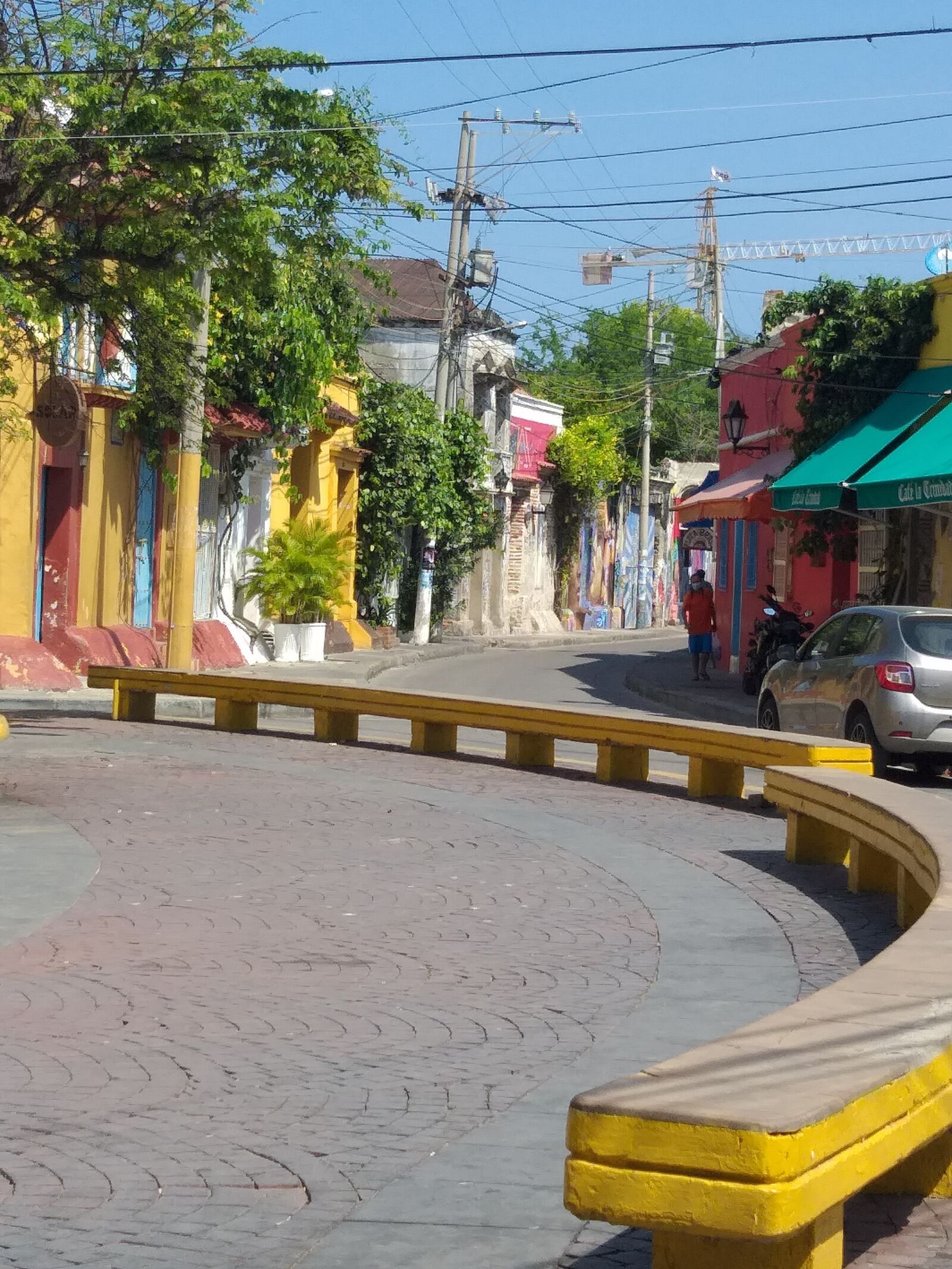 Samsung Galaxy A6+ sample photo. Parque en cartagena, colombia photography