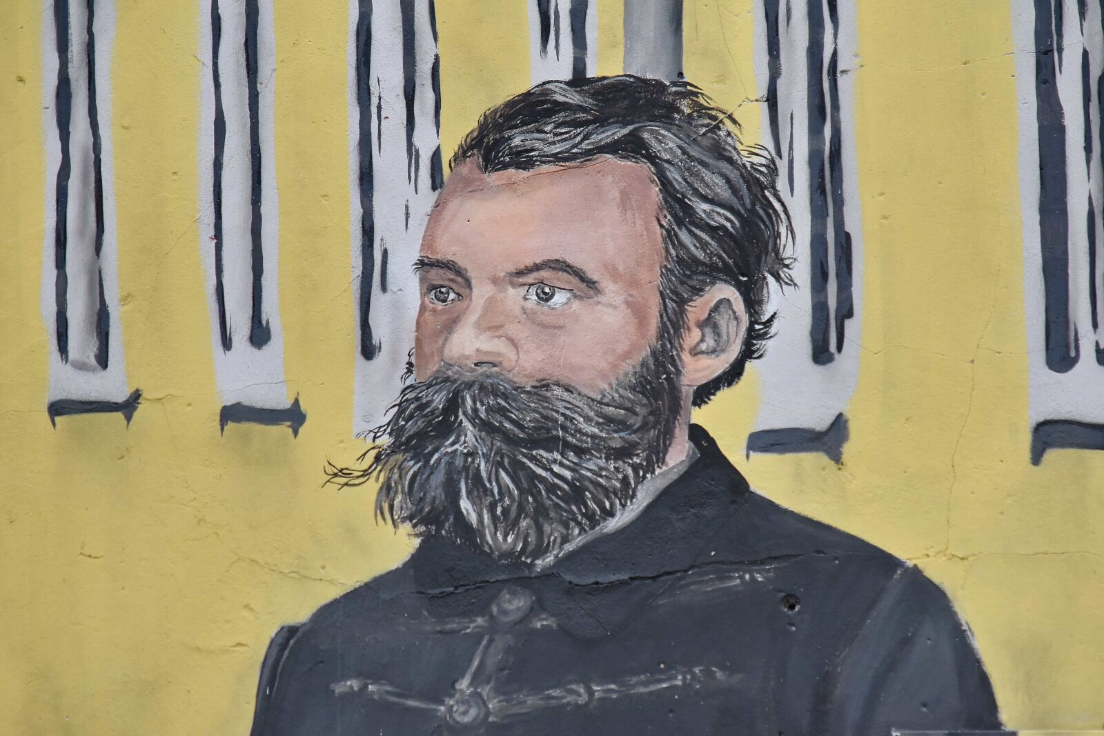 Nikon D5500 sample photo. Beard, graffiti, man, portrait photography
