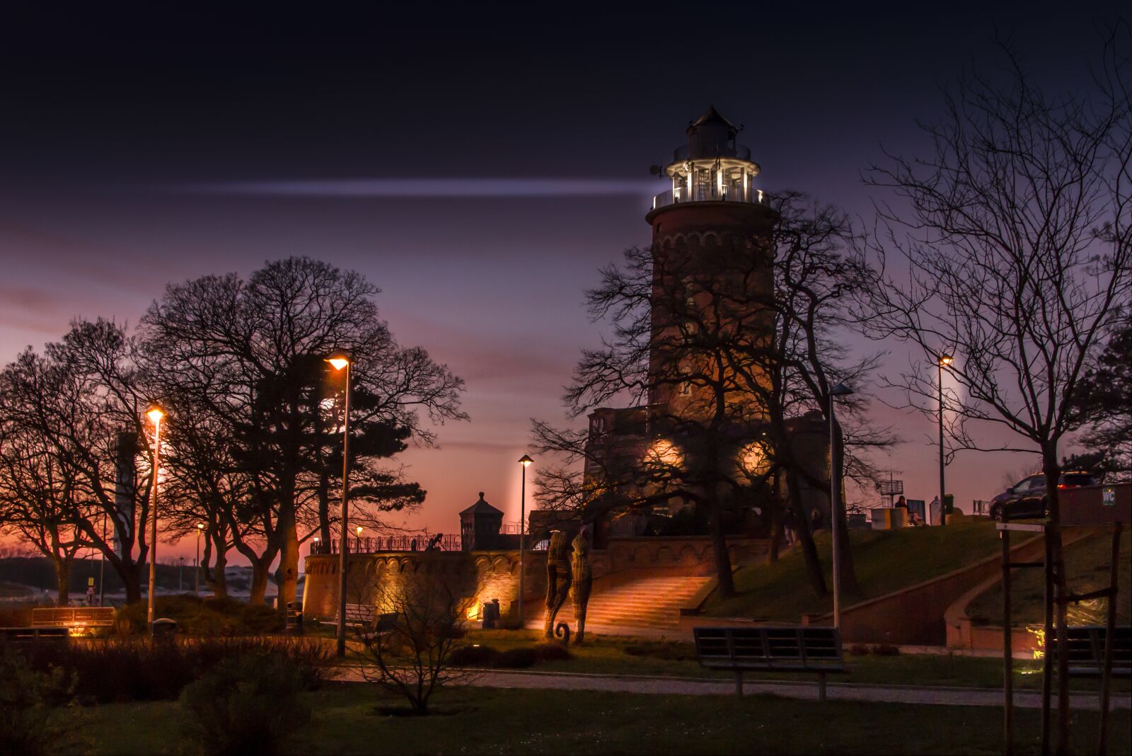 Canon EOS 70D sample photo. Lighthouse, light, night photography