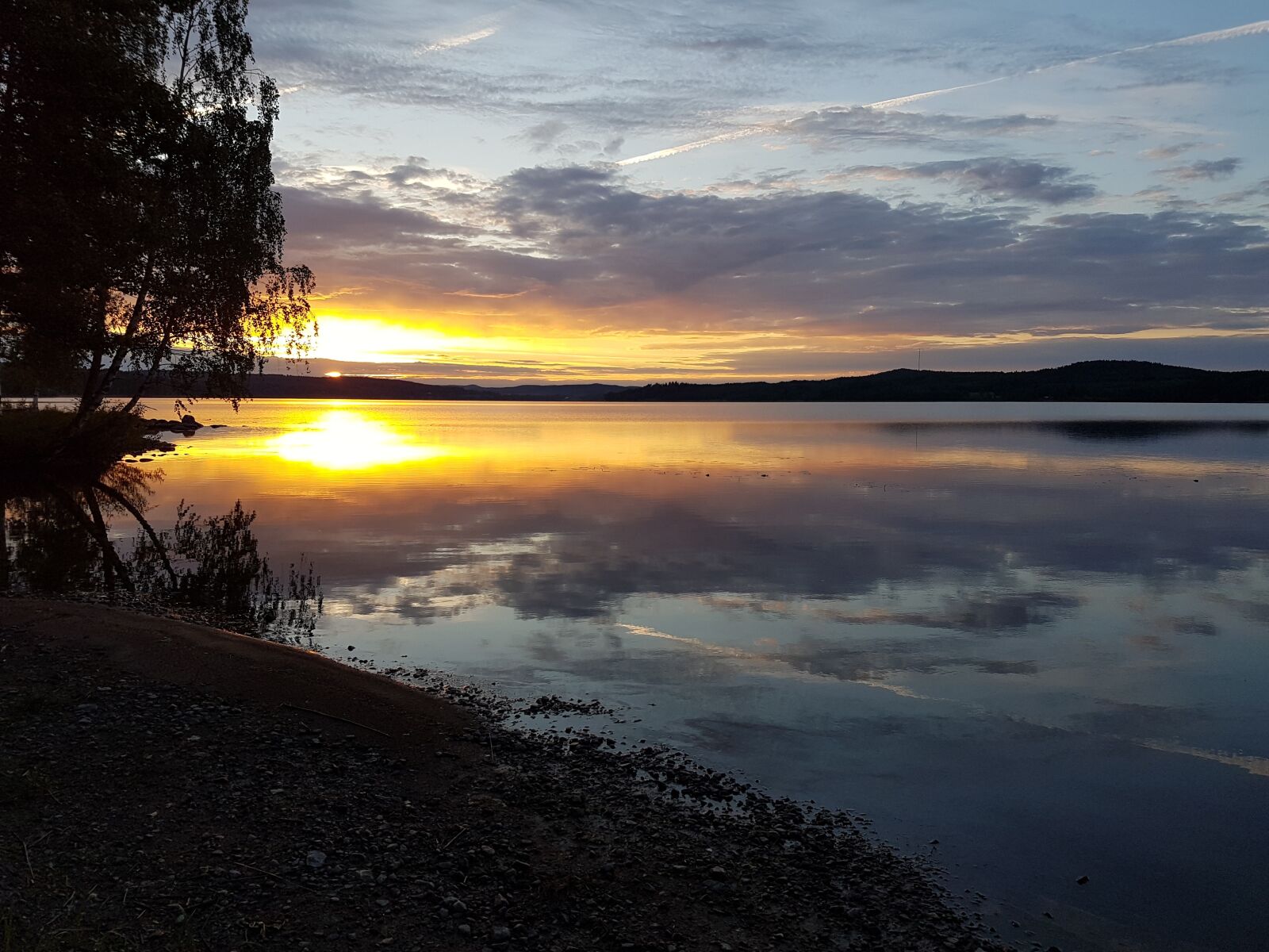 Samsung Galaxy S7 sample photo. Lake, sunset, ro photography
