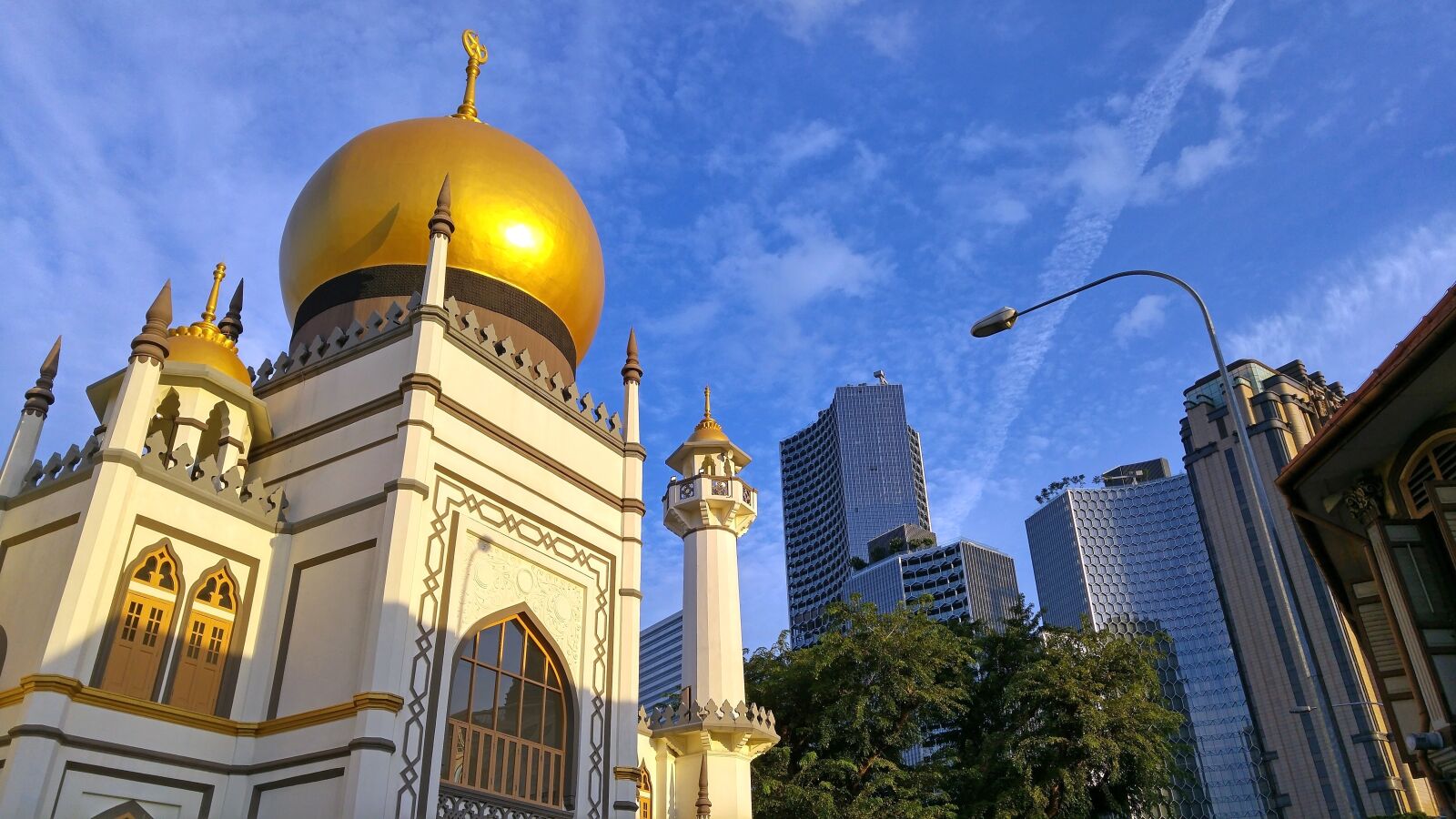 LG G4 sample photo. Singapore, sultan, mosque photography
