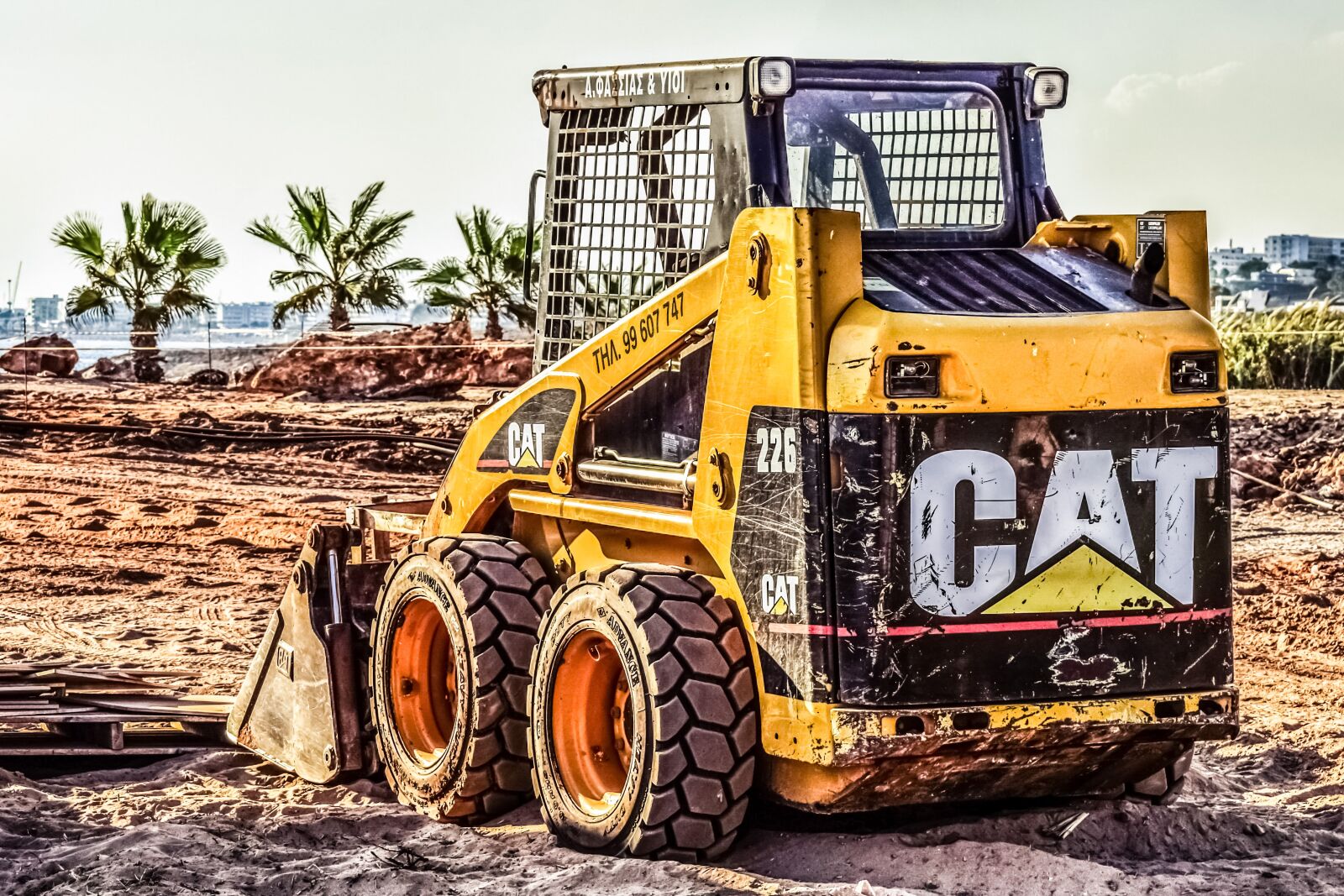 Nikon D3300 sample photo. Construction site, machinery, vehicle photography