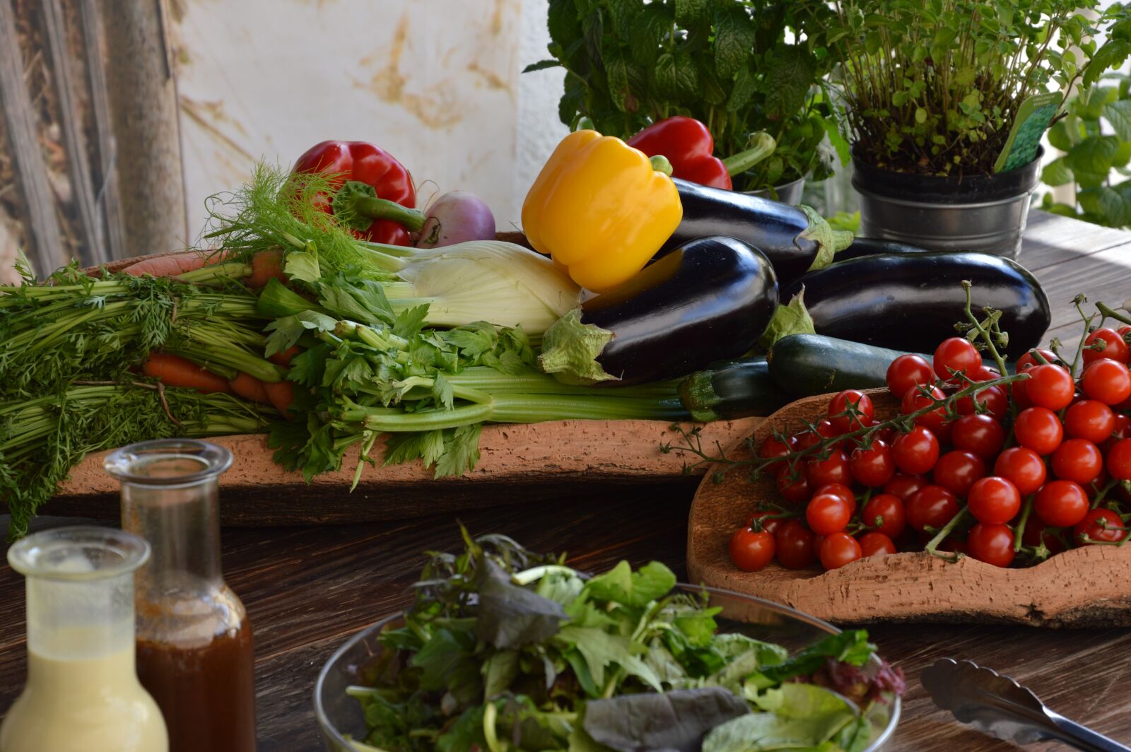 Nikon D3200 sample photo. Vegetables, tomatoes, eggplant photography