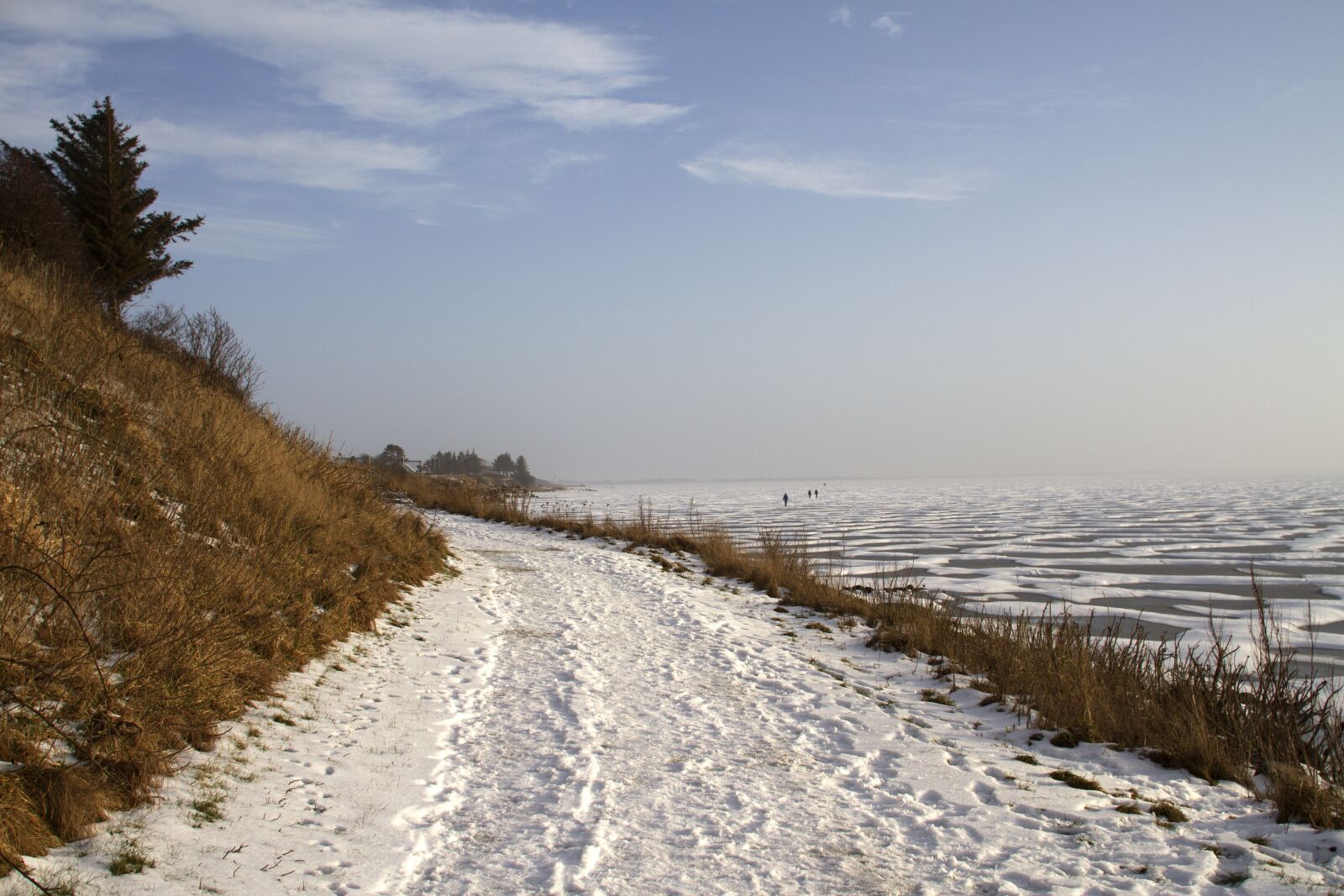 Canon EOS 7D sample photo. Winter, path, snow cover photography