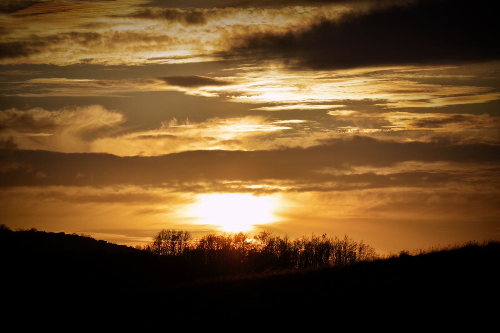 Nikon D3200 sample photo. Field, sunset, clouds photography
