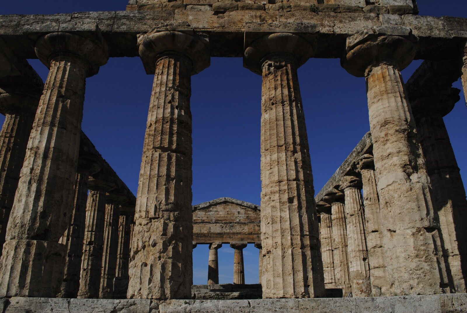 Nikon D3000 sample photo. Cerere, paestum, temple photography