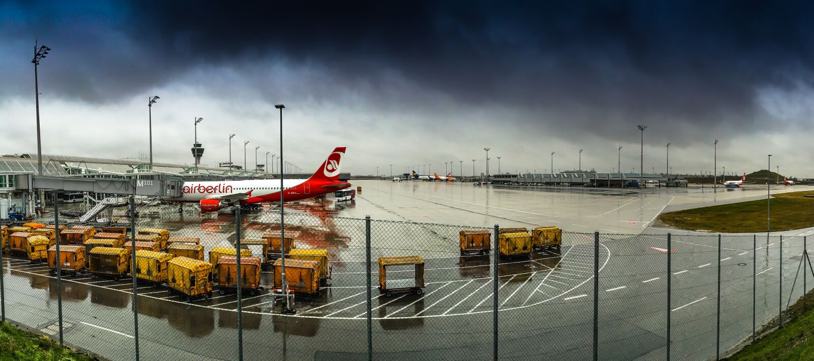 Apple iPhone 6s sample photo. Munich airport, airberlin, airbus photography