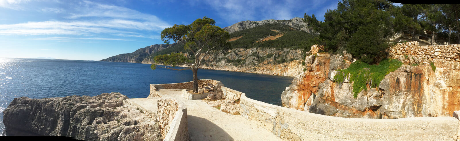 iPhone 6 Plus back camera 4.15mm f/2.2 sample photo. Cliff, coast, croatia, hvar photography