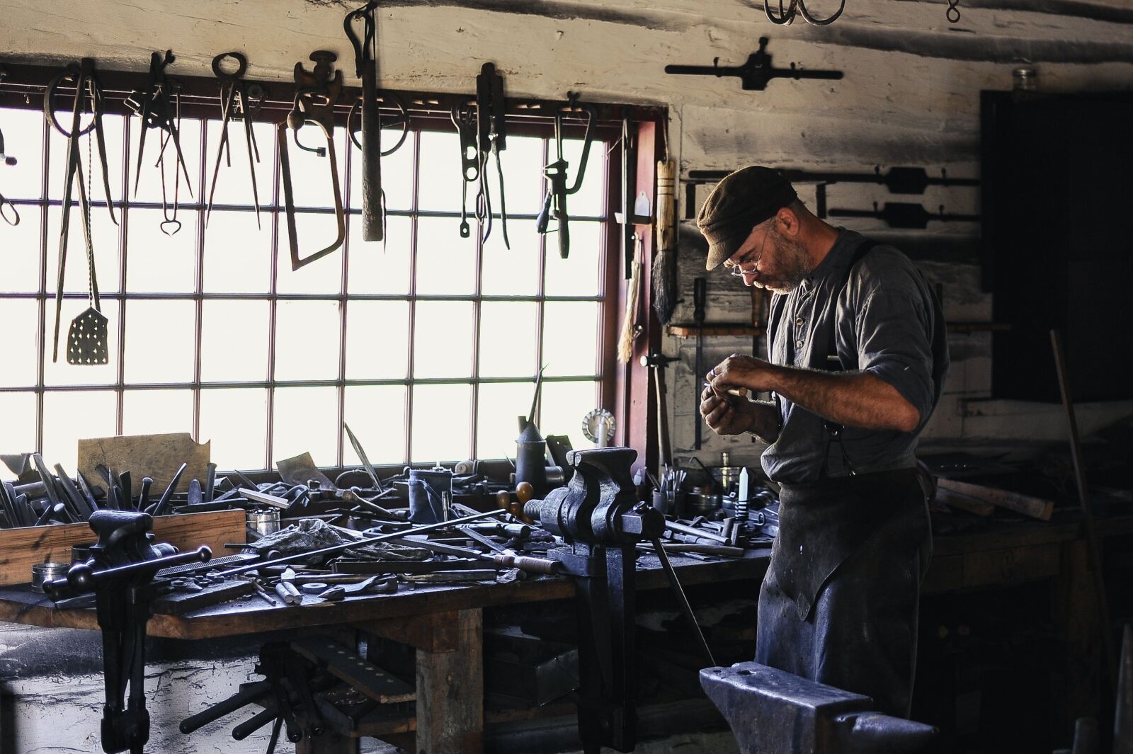 Nikon D700 sample photo. Adult, artisan, tools photography