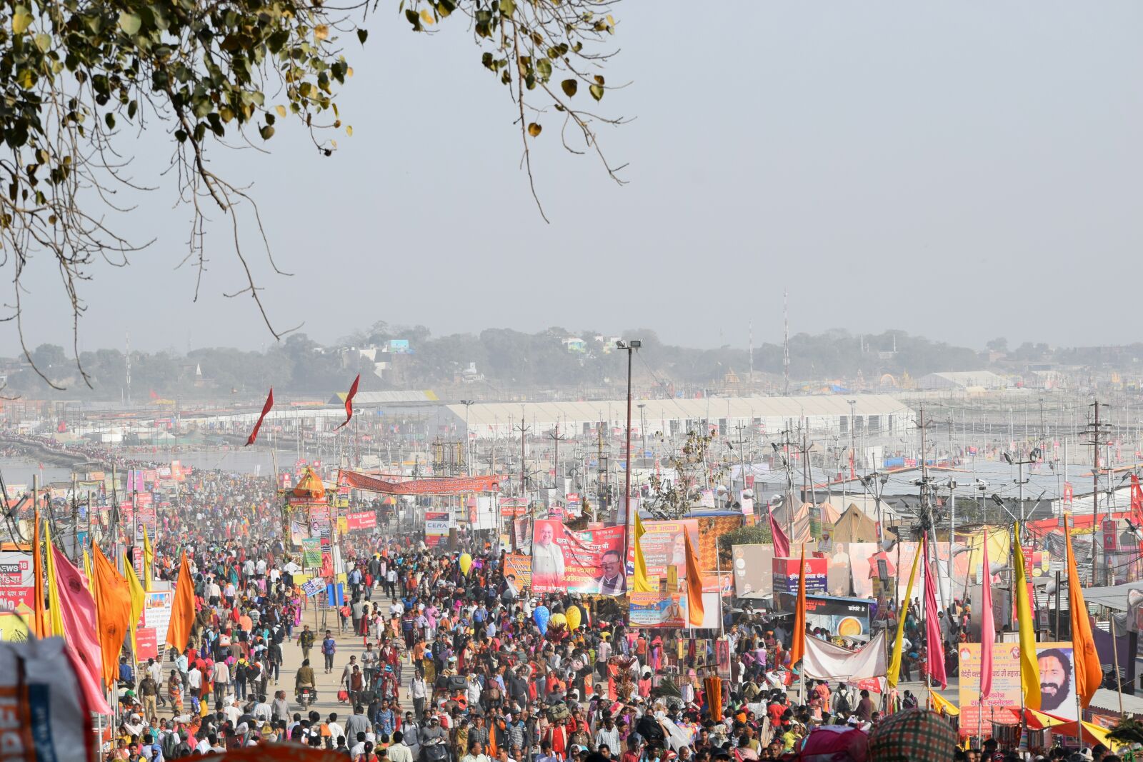 Nikon D3300 sample photo. Pragraj, kumbh, crowd photography
